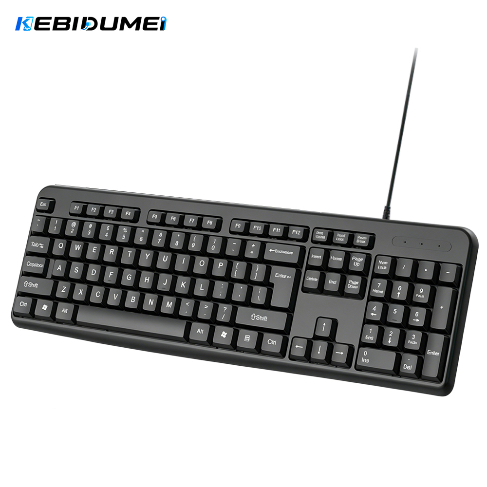 Keyboard Gaming Blue Switch - KEBIDUMEI Teclado con cable USB, teclado