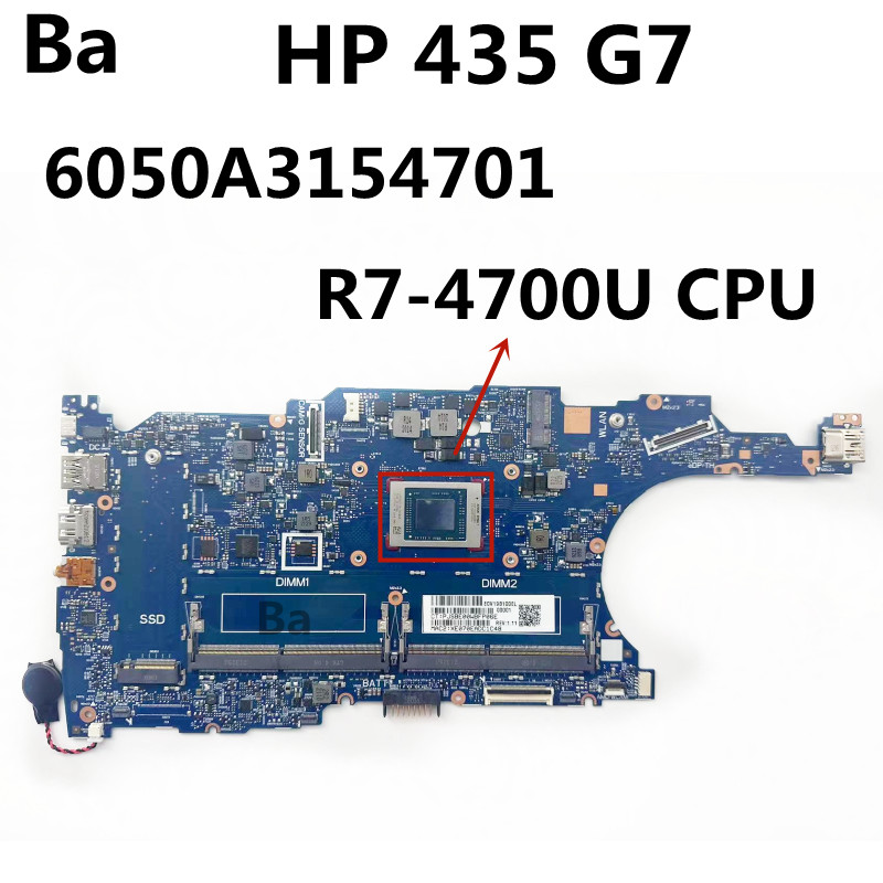 Amd Cpu Ryzen 7 - Placa base para ordenador portátil HP